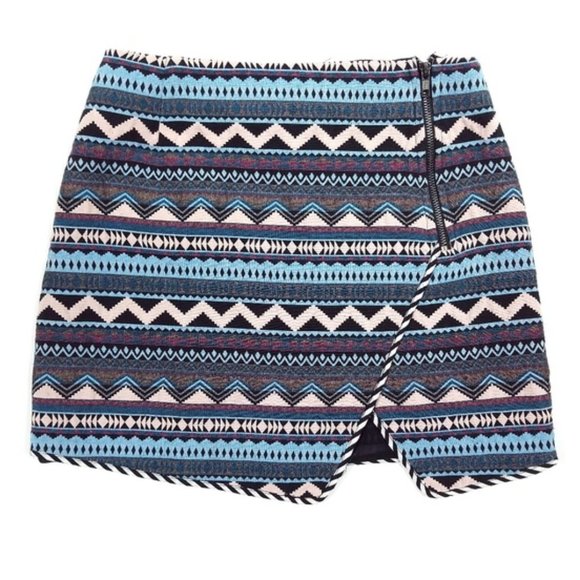 Greylin Dresses & Skirts - Revolve Greylin Stannis Zip Aztec Tribal Skirt Size L